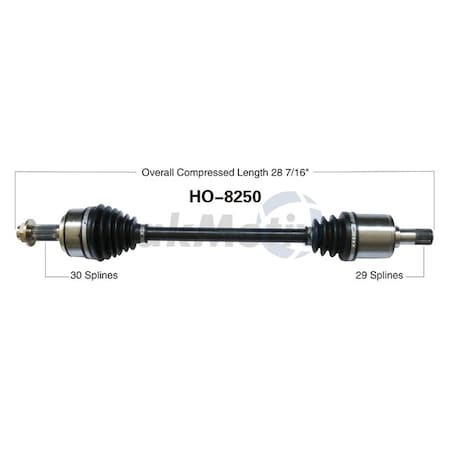 Surtrack Axle Cv Axle Shaft, Ho-8250 HO-8250
